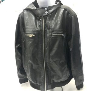 ✡️ BLACK LEATHER JACKET ✡️